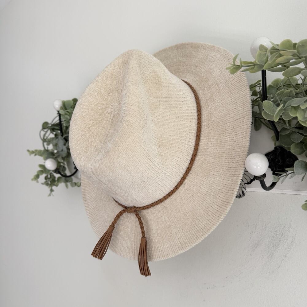 Altar’d State Beige Boho Western Hat One Side